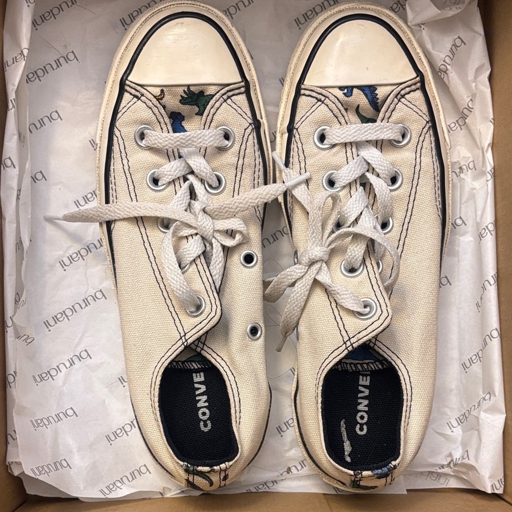 Converse Kids' Beige Canvas Sneakers